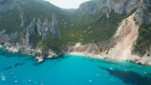 The Hidden Beach Beneath Sardinia’s Cliffs