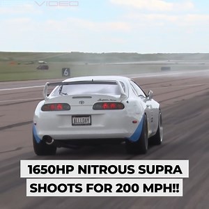 The 1650HP Nitrous Supra is BACK and Shooting For 200MPH! | 1320Video.com