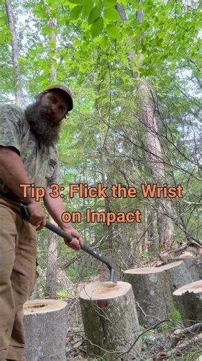 Axe Wood Splitting Tips