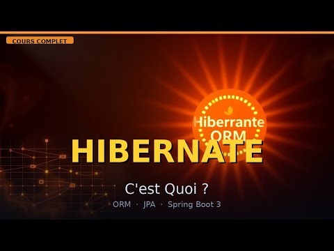 Hibernate — C'est Quoi ? Cours Complet en Français | ORM, JPA, Spring Boot 3