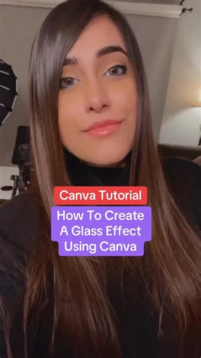 1.6K views · 1.1K reactions | Canva Tutorial - How To Create A Glass Effect Using Canva! This Is A Great Canva Hack For Designing Stunning Digital Products For Your Business 殺 #canvahacks #canvatutorial #canvatips #canvaforsmallbusinesses | Inuri Munasinghe | Facebook