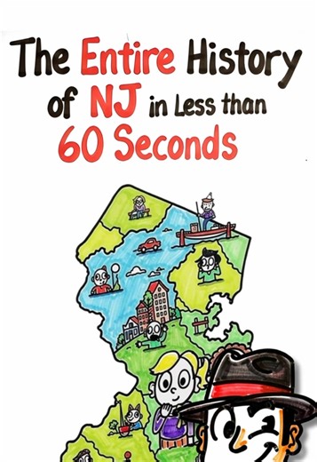 The entire history of NJ in one TikTok #nj #newjersey | new jersey city