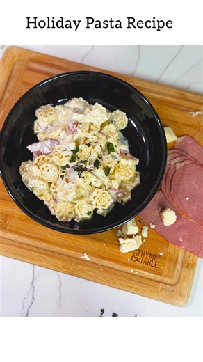 Merjem Duriqi on Instagram: "❄️ Holiday Snowflake Pasta with Creamy Prosciutto Sauce 🍝 Celebrate the season with a simple yet indulgent pasta dish that brings comfort and elegance to your table. Featuring Barilla’s festive snowflake-shaped pasta and the rich, savory flavor of Appetit’s fresh beef prosciutto, this recipe is a wintertime favorite. Ingredients: • Snowflake pasta (Barilla or your favorite brand) • Fresh beef prosciutto (Appetit is a must!) • Olive oil • A small knob of butter • 2–3