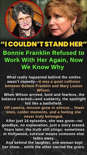 Bonnie Franklin Refused to Work With Her Again, Now We Know Why #shorts
