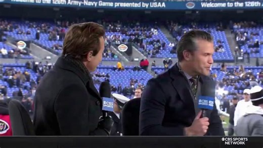 Pentagon Pete Sucks Up to Trump Before Army-Navy Game