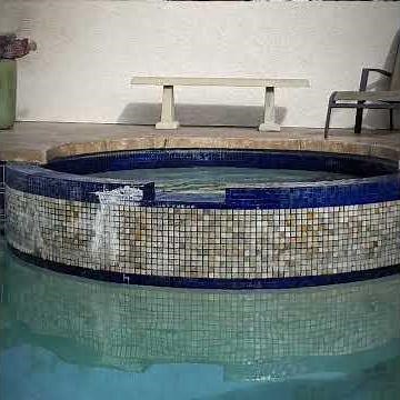 pool tile calcium removal - so satisfying video renew your pool