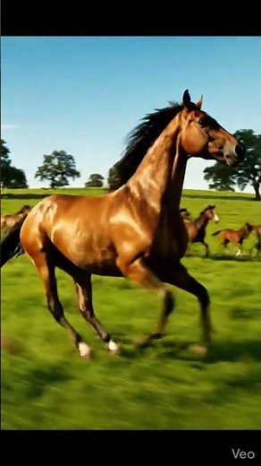 Two Horses Running Freely in Nature | Cinematic Horse Documentary 4K #2026 #youtubeshorts #Matin_g