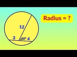 China Math Olympiad | Can you find the radius of the circle