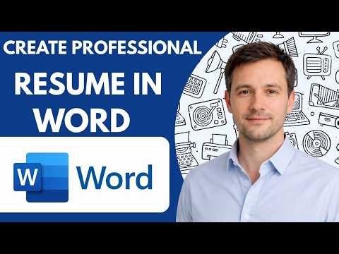 how to create professional resume in word full guide 2026