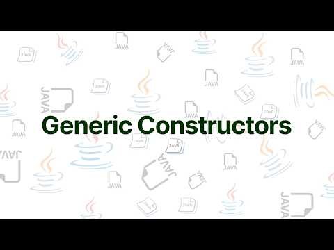 CMP 175 Java Unit 8.4 | Generic Constructors Explained