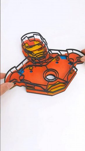 How to Make Multi-Layer Iron Man Art with NEJE Laser Cutter