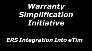 ERS Integration Into eTim