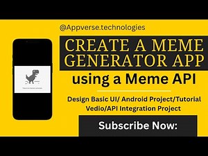 Build a Meme Generator App in Android Studio | API Integration Tutorial