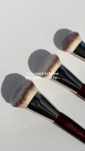 Save this makeup brush application tip 🫶