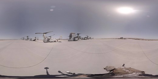 Marines with Marine Aviation Weapons and Tactics Squadron One board MV-22B Ospreys during a Marine expeditionary unit exercise in support of Weapons and Tactics Instructors course near Yuma, Arizona. (U.S. Marine Corps video by Chief Warrant Officer 3 Jorge A. Dimmer) | U.S. Marine Corps