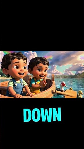 Row row your boat ll kidscartoons ll nursery rhymes 😀 kids cartoon song