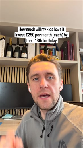 Tom Wickstead on Instagram: "How much will my kids have if I invest £250 per month by the time they are 18 years old. We are going to compare the S&P 500 (top 500 largest companies in the US) and the Nasdaq 100 (QQQ) - which is basically technology - think, Facebook, Google, Nvidia, Tesla, Microsoft. I’m not assuming any inflation numbers in this. And this is using the past compound annual growth rate of both indexes. Ofcourse past performance of these markets is not a guarantee of future result