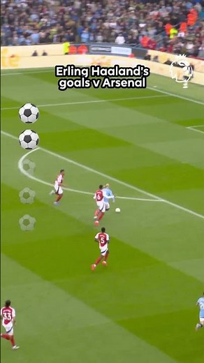 All of Erling Haaland's goals against Arsenal! 🤖