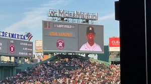 Massive cheers from the Astros fans in the house here at Fenway Park with the announcement of Carlos Correa . (@SportsTalk790) | Houston Texans Houston Rockets Everything