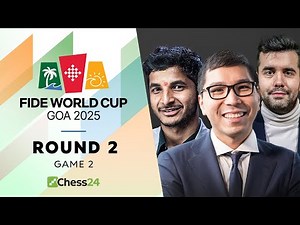 FIDE World Cup 2025: Wesley, Vidit, Ian Under Pressure For A Win To Escape TB!! Rd 2 Game 2