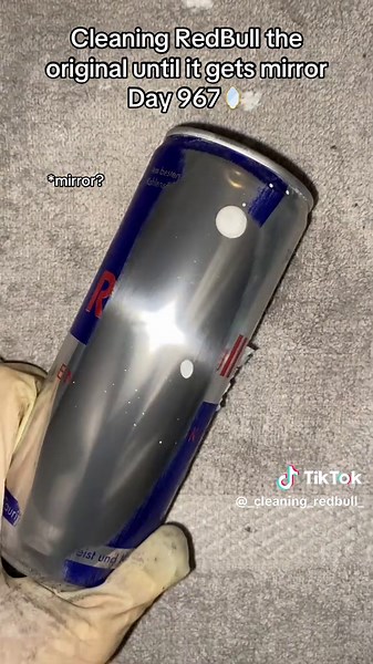 Cleaning Red Bull Original to a Mirror Finish