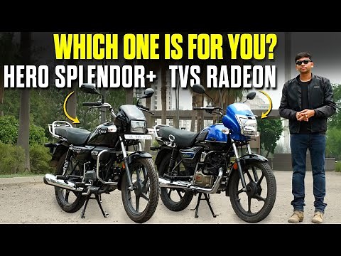 Hero Splendor Plus vs TVS Radeon: Which Bike Offers Better Mileage & Performance?🔥