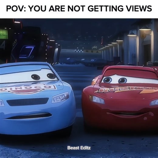 LITERALLY ME 💔 - Lightning McQueen Sad Edit ✨ | Pixar Cars | Let It Happen (Slowed) | #shorts