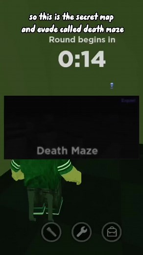 Exploring the New Evade Secret Map - Death Maze | Expert Mode