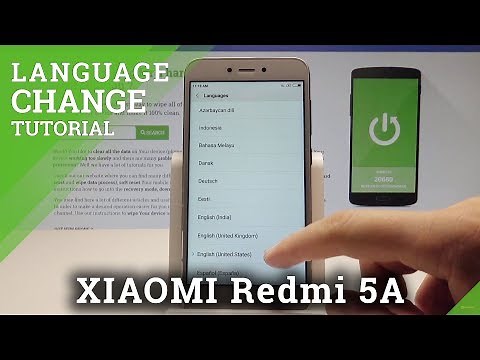 How to Change Language on XIAOMI Redmi 5A - MIUI Language Settings |HardReset.Info