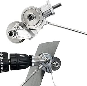 Electric Drill Plate Cutter, Hand Pull Metal Cutter, Premium Sheet Metal Cutter Tool, 2022 New Shear Fast Metal Plate Cutter Accessories for Cutting Metal Plates, Aluminium