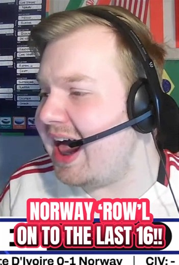 🇳🇴Norway sail their way into the Last 16, as Erling Haaland delivers the knockout blow to score d’Ivoire!! #fyp #fifaworldcup #commentary #reaction #lfs