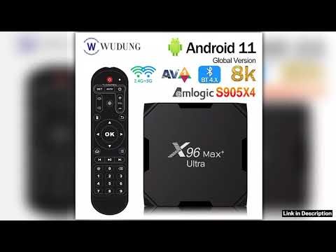 Original X96 Max Plus Ultra Android11 TV Box Amlogic S905X4 4G 32G64G 24G50G Dual WIFI USB30 8K HD