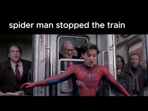 spider man stopped the train