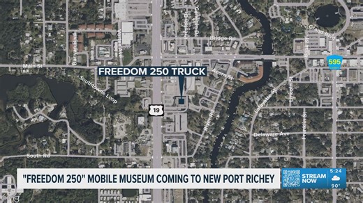 Interactive mobile museum coming to New Port Richey for America's 250th celebration
