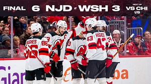Three Multi-Goal Nights Send Devils to Victory in Washington | GAME STORY