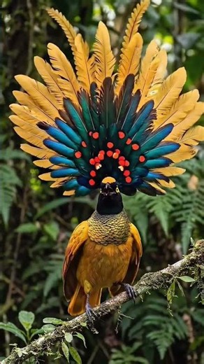 4k Exotic Birds of Paradise..#birds #amazingnature #birdlovers #fantasybird #beauty #fairywings