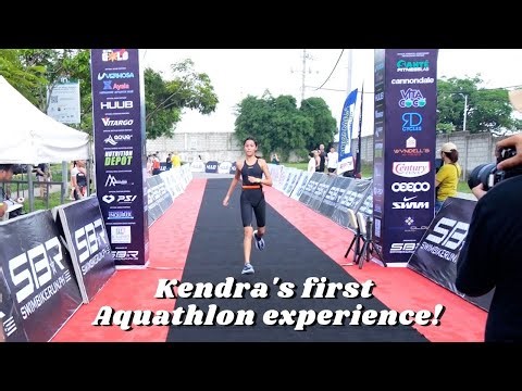 Kendra's first Aquathlon experience!