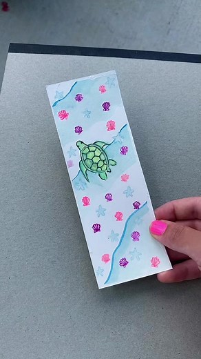 DIY Summer-themed Bookmark Drawing Ideas