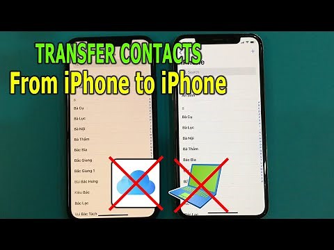 How to transfer contacts from iPhone to iPhone without iCloud and computer