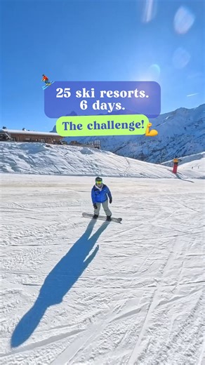25 ski resorts. 6 days. Can we ACTUALLY ski that many resorts in less than a week?! Stay tuned to find out…👀 But this is your reminder that ski holidays don’t have to be rigid - with Heidi you can build the exact ski holiday you deserve 🤭 How many resorts do you think we managed?! | Heidi
