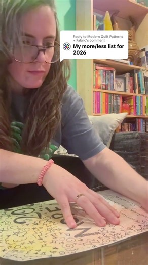 Quilt Patterns + Fabric rainbow scribble wishes for 2026