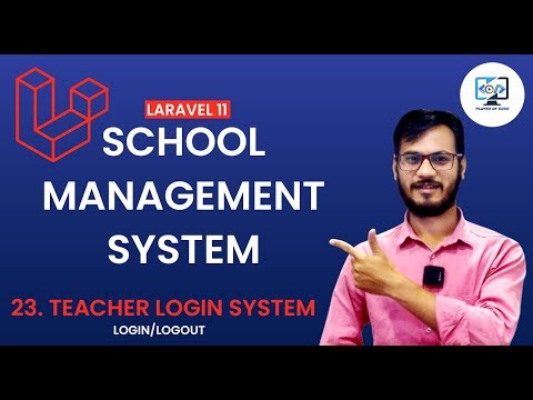 School Management System using Laravel || Teacher Management || Teacher Login/Logout|| Laravel 11 🚀