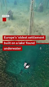 Archaeologists have uncovered what is believed to be Europe’s oldest lake settlement on the shores of Lake Ohrid in Albania. The evidence suggests an organised hunting and farming community lived there up to 8,000 years ago. 🎧 Why does ancient stuff get buried? https://bbc.in/40vLbKM | BBC World Service