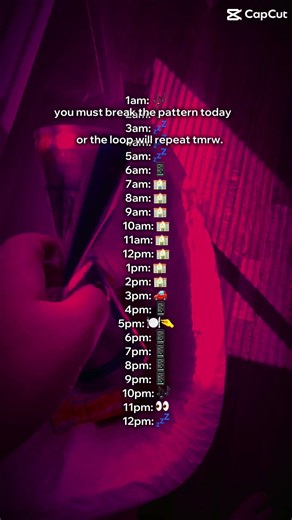 Break the pattern #idk