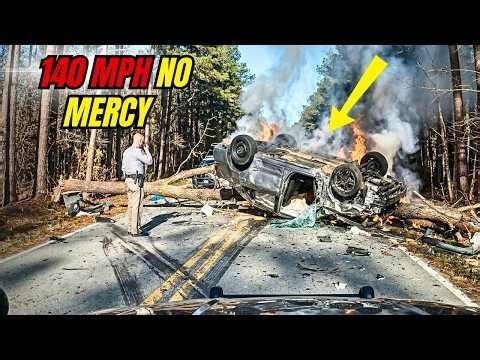 When State Troopers Hit Harder Than the Crash – Brutal Police Chases Caught on Dashcam