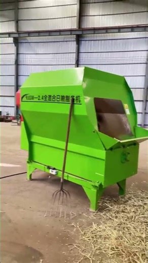 TMR Feed Mixer Machine Test Run | Efficient Livestock Feeding Solution