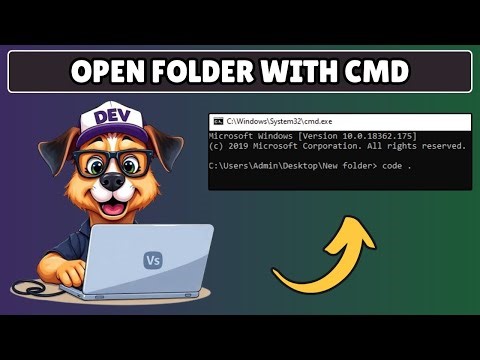 How to Open Visual Studio Code in Current Folder using Command Prompt