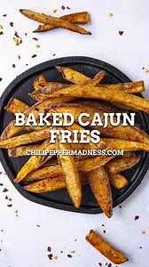 This Baked Cajun Fries recipe delivers perfectly crispy fries right from the oven. Packed with just the right kick of spice, they make an irresistible side dish! 🙃 RECIPE: https://www.chilipeppermadness.com/chili-pepper-recipes/side-dishes/baked-cajun-fries/ If the link does not work on your mobile, please google “baked cajun fries chili pepper madness”. Use hashtag #chilipeppermadness if you make this recipe! | Chili Pepper Madness - Big Flavor Recipes
