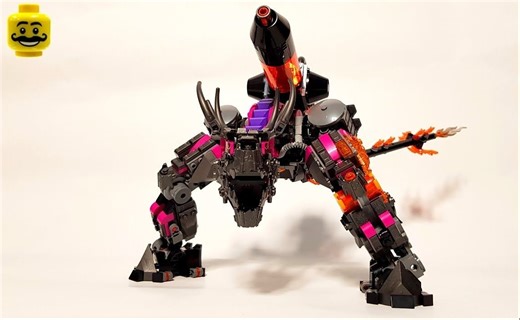 乐高MOC教程 80010套内 牛魔王烈火 机甲 拼搭指南