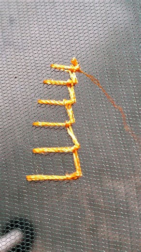 Aari embroidery class Day7| Beginner// Tutorials #Buttonhole stitch embroidery/#buttonhole /#shorts